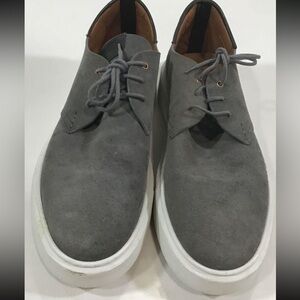 Good Man Brand Gray Suede Leather Men's Casual Sneaker Shoes Size 13